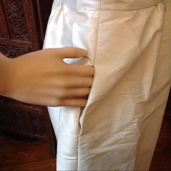 Alfred Sung Champagne dress, size 8 with pockets! - Picture 5 of 8